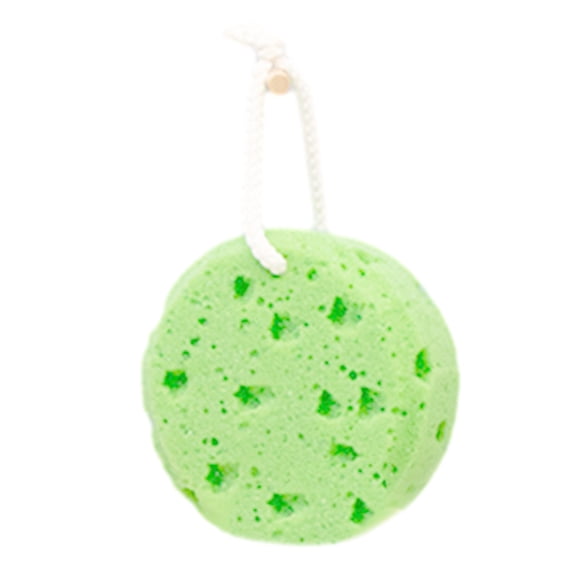 Necvior Round Bath Scrubber Improve Skin Texture Remove Dead Cells Spa for Women and Men