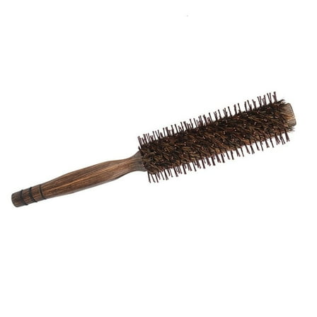 Necvior Round Boar and Nylon Bristle Brush Suitable for Woman Styling Hairbrush Comb Blow Drying and Curling Hair