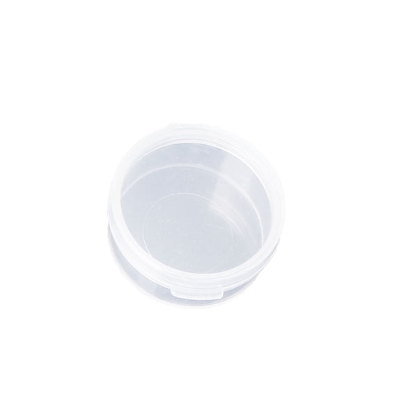 Necvior Round Clear Plastic Containers Beads Crafts Jewelry Display Storage Boxes for Ca