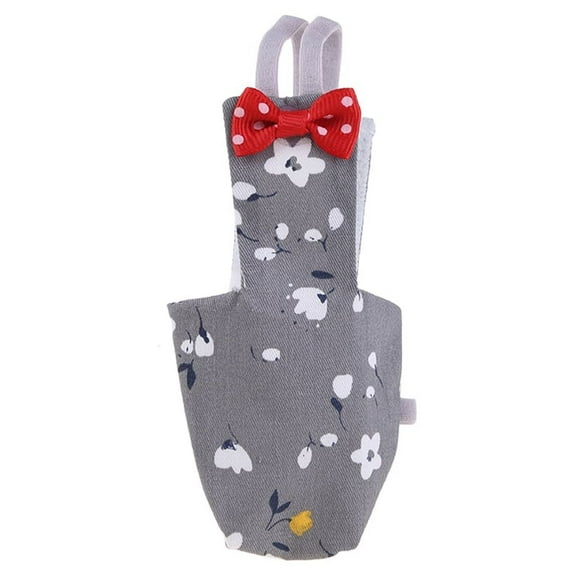 Necvior S/for M Parrot Diaper with Bowtie Colorful Cockatiel Pigeons Pet Birds Flight Su