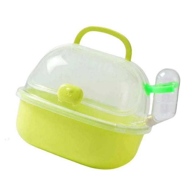 Image showcasing Necvior Secure Hamster Transport Cage Small Animal Carry Case Enclosure ...