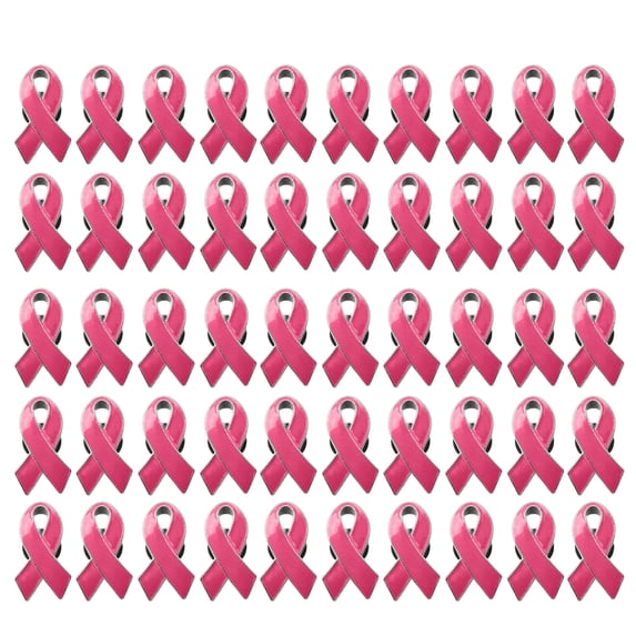 Necvior Set Of 50 Awareness Ribbon Enamel Pin Health Cause Advocacy Jewelry Decoration