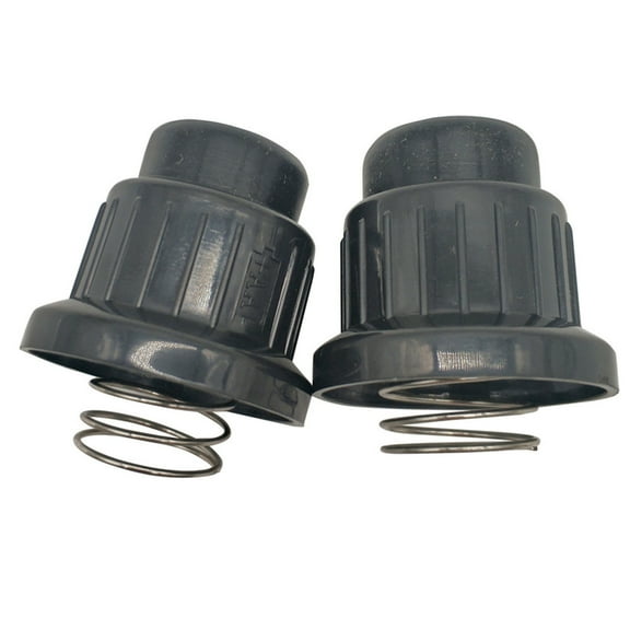 Necvior Set of 2 BBQ Grill Igniters Replacement Button Caps Push Button with Spring Spark Generator Knob Barbecue Grill Supplies