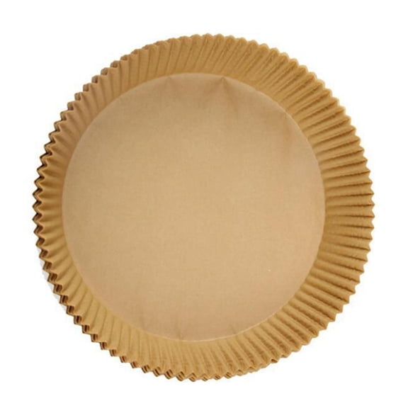 Necvior Set of 30/50/100 Disposable Liners Round Oil-Proof Parchment Baking Papers for Kitchen Round Shape Design Easy Use Clean