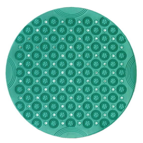 Necvior Shower Mat Round Bath Mat Washable for Bathroom Bathtub Pad Perfect for Elderly