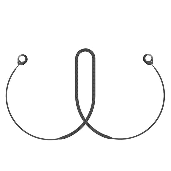 Necvior Silicone Anti-Lost Rope Hanging Neck Lanyard Compatible for WF C500 Bluetooth-compatible Headphone Cord Soft String