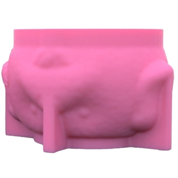 Necvior Silicone Craft Molds 3D Flowerpot Mould Dog Shaped Concrete Moulds DIY Vase Mold