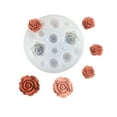 thumbnail image 1 of Necvior Silicone Material Candy Molds Rose Flower Shape Chocolate Moulds Candy Moulds, 1 of 15