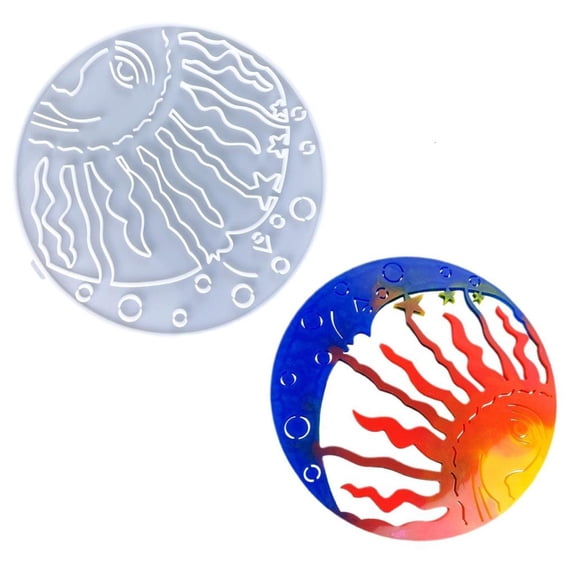 Necvior Silicone Pendant Molds Resin Craft Molds Silicone Clay Molds Silicone Texture