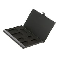 Necvior Sim Card Holder Box for Micro Sim Card Tray with Pin for 6 SIM Card Collection