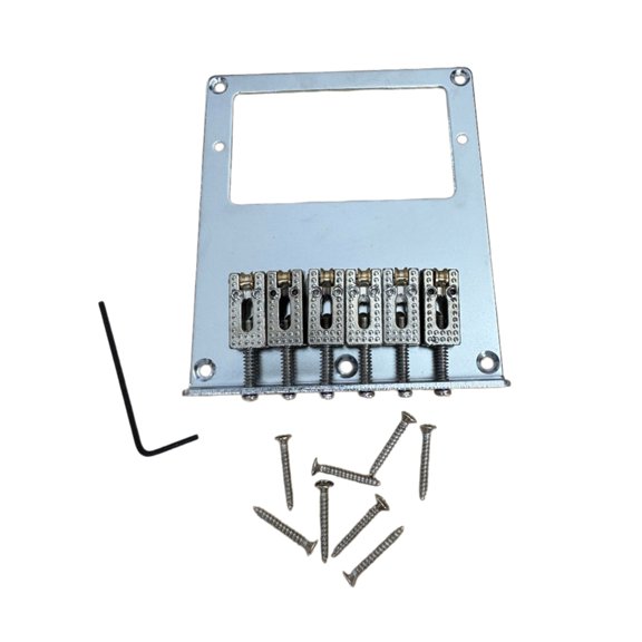 Necvior Six Piece T Guitar Bridge for Electric Repair Projects and Service
