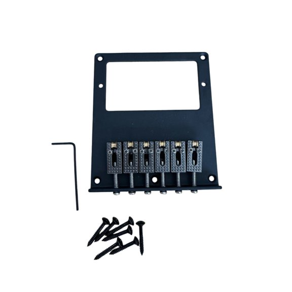 Necvior Six Piece T Guitar Bridge for Electric Repair Projects and Service