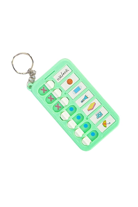 Small Chore Chart Keychains Daily Planner Board Keyrings Keychain Accessories