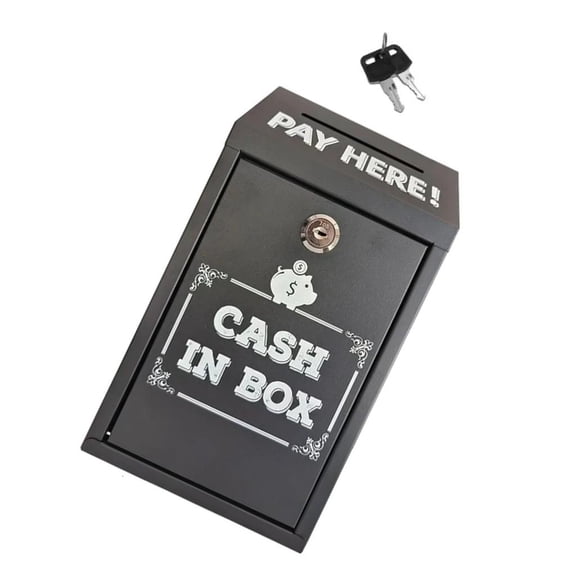 Necvior Small Metal Locks Box Includes Keys Rustproof Storage Solution for Cash Jewelry