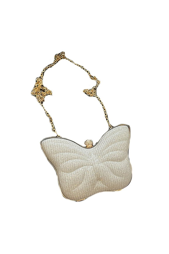 Small Mini Shoulder Bag Purse Crossbody Bag Glitter Women Evening Bag with Chain