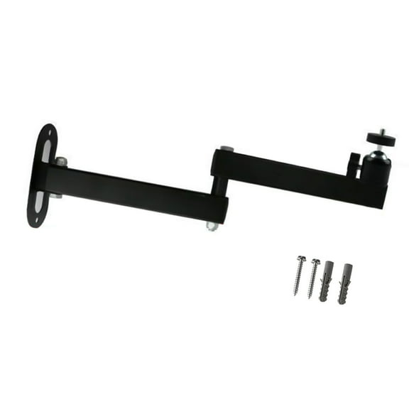 Necvior Small Projector Wall Mount Stand Holder Metal Foldable for Secure Positioning