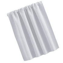 Necvior Small Short Blackouts Curtains for Kitchen and Bathroom Window Thermals Fabric Rod Pocket
