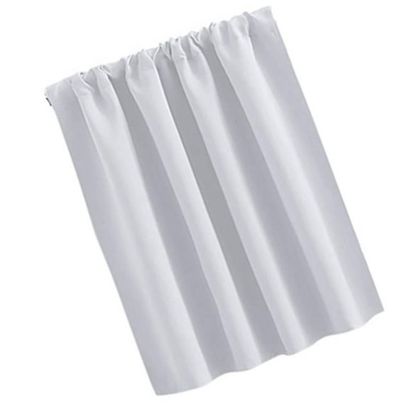 Necvior Small Short Blackouts Curtains for Kitchen and Bathroom Window Thermals Fabric Rod Pocket