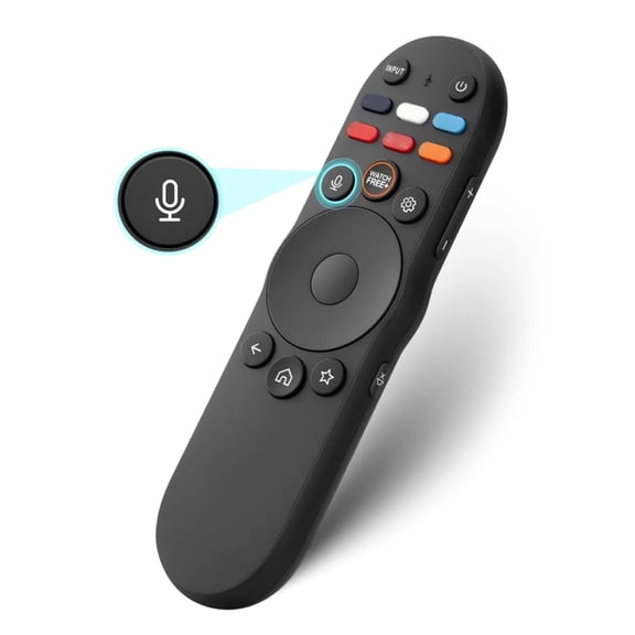 Necvior SmartTV Voice Remote With Quick Pairing For TVs Featuring Ergonomic Button Layout And Drop Resistance