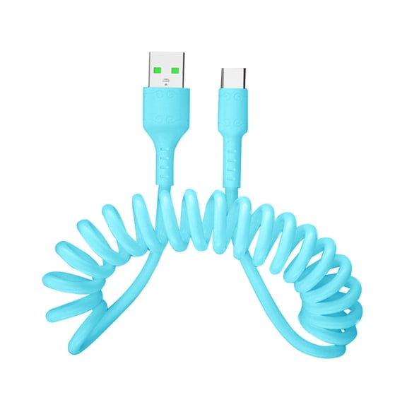 Necvior Softening Type c TPE Black/ Blue/ Green Gen-eral Data Cable Micro USB Data