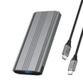 thumbnail image 1 of Necvior Solid Disk Enclosure Case USB3.1 20Gbps NVMe External Solid Disk Adapter Box For 2242/2260/2280 Option Aluminum Shell, 1 of 8