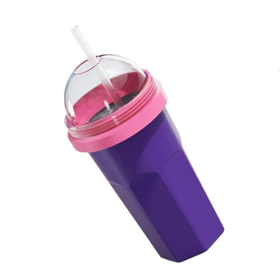 Necvior Squeezable Slush Cup With Straw For Parties Picnics Practical Slushies Maker