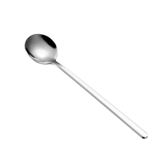 Necvior Stainless Steel Coffee Spoon Round for Head Spoon Korean Style Vintage Teaspoons