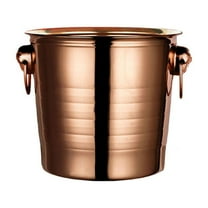 Necvior Stainless Steel Ice Bucket Thick Champagne Wine Beer Cooler Party KTV