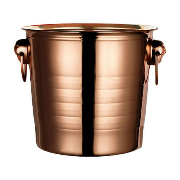 Necvior Stainless Steel Ice Bucket Thick Champagne Wine Beer Cooler Party KTV
