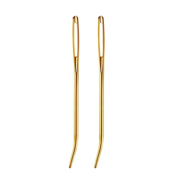 Necvior Stainless Steel Sewing Needle Weaving Needle Darning Needle, Hand Sewing Needle for Wool Sewing Hand Knitting Crocheting