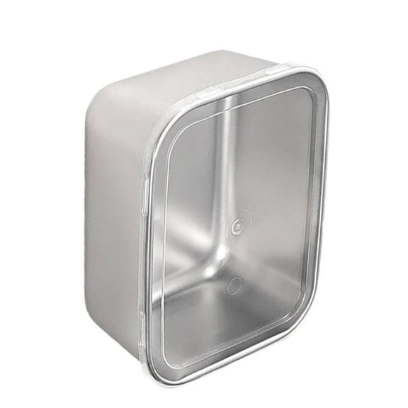 Necvior Stainless Steel Tiramisu Tray Mold Box Nonstick Cake Pans with Cover for Baking Enthusiasts Kitchen Dessert Bakewares