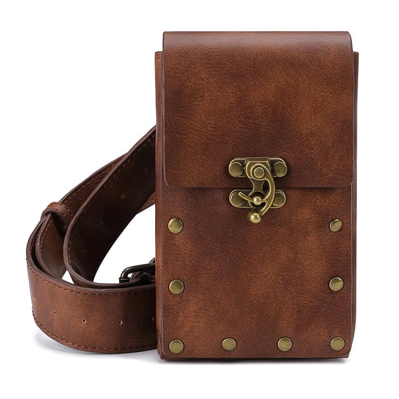 Necvior Steampunk Hiking Waist Bag Women's Multifunction Messenger Men Belt Bags Mobile Phone Pouch Outdoor