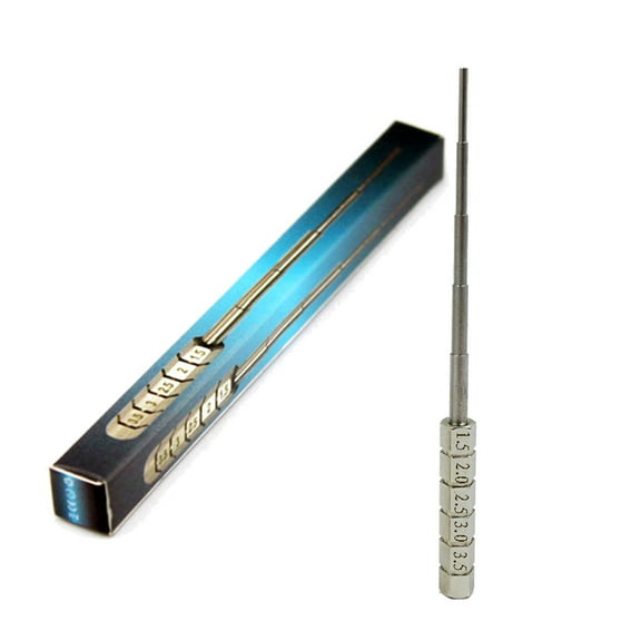 Necvior Step Mandrel Wire Wrapping Step Mandrels Bead Working Loop Jump Making Jewelry Tool 1.5/2/2.5/3/3.5mm