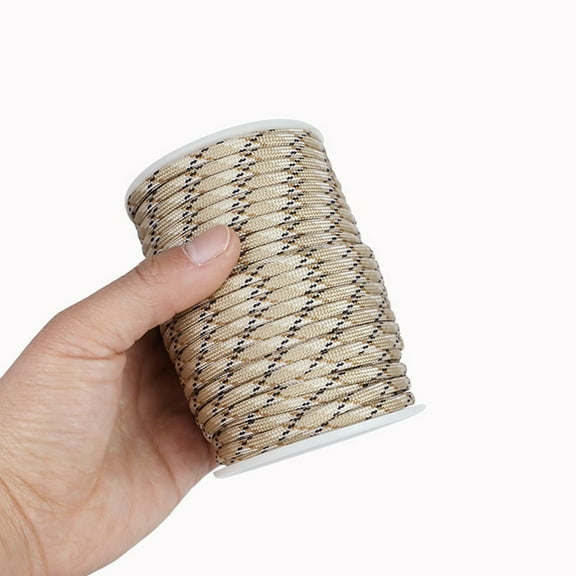 Necvior Strengths Light Weight Rope Night Paracord Rope Strong Load-bearing Capacity