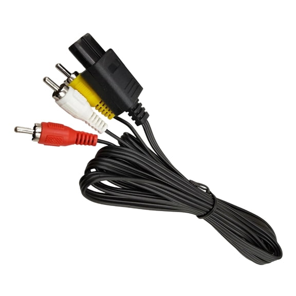 Necvior Strong AV Cable Flexible N64 AV Cable Suitable for Smooth Gameplays on Any TV