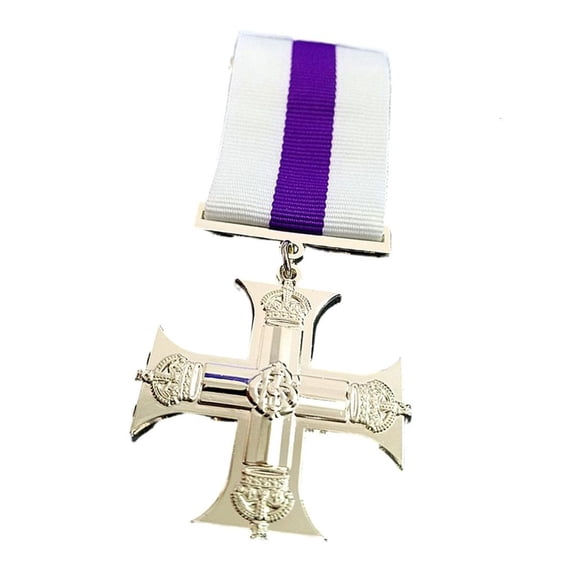 Necvior Stylish Crosses Medals Badge with Ribbon Pin for Everyday Use or Religious Event