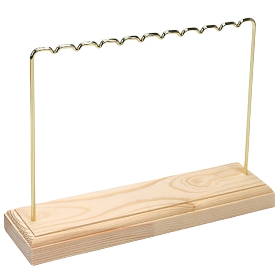 Necvior Stylish Double Layer Jewelry Exhibition Stand Necklace and Watch Display Holder