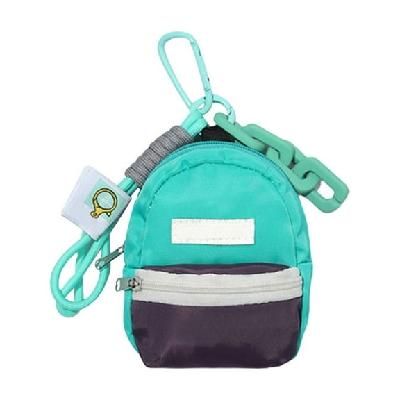 Necvior Stylish Miniature Backpack Keychain With Storage Keyrings Charm For Essential