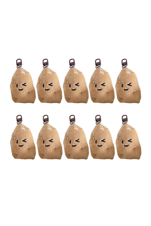Stylish Potato Figure Keychain and Brooch Accessory for Collectors and Gifting
