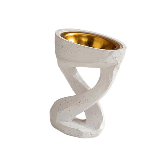 Necvior Stylish Resins Twist Shape Incenses Holder Burners for Aesthetic Home Decoration