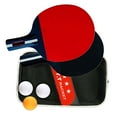 thumbnail image 1 of Necvior Table Tennis Paddle Beginner Rubber Table Tennis Bat Table Tennis Rackets Set, 1 of 12