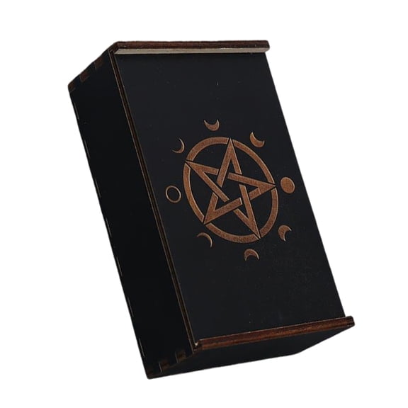 Necvior Tarots Box Playings Card Container Rectangle Jewelry Organizers Case Packing Box