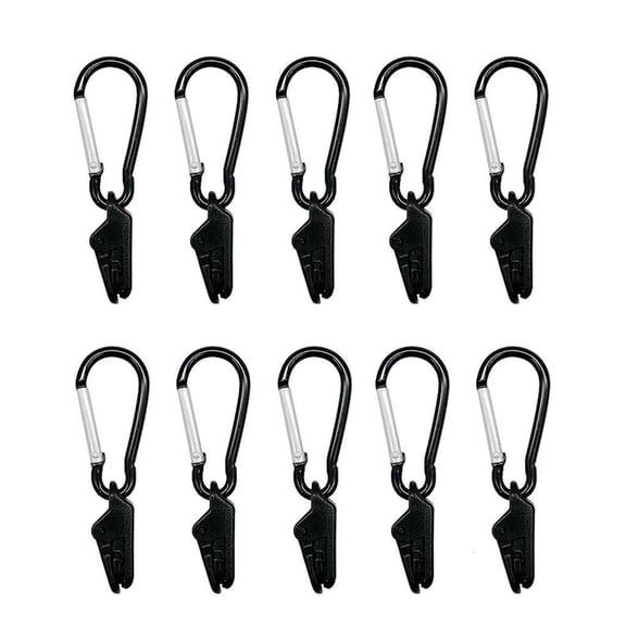 Necvior Tarp Awning Clamp Clips Tent Snaps Hangers Clips Tent Tighten Lock Grip Clamps