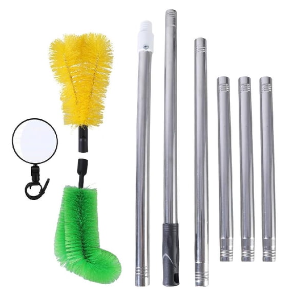 Necvior Telescopic Gutter Cleaner Debris Leaves Branches Remover Home Cleaning Tool