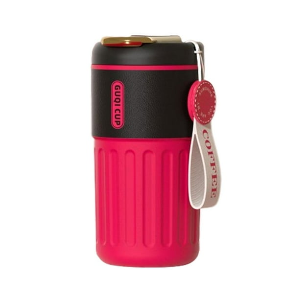 Necvior Temperature Display Thermal Mug Vacuum Insulated Mug Leak-Proof Coffee Cup