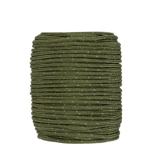 Necvior Tent Guide Rope for Outdoor Organization, 50 m Reflective Cord, 4 mm Utility Line for Shelters and Gear Bundling