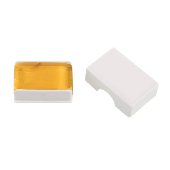 Necvior Transparent Yellow Rosin Resin Colophony Low Dust Handmade Rounded Plastic for Shell Violin Viola Cello Bowed String