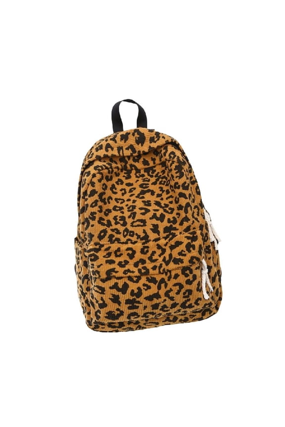 Travel Backpack Leopard Print Backpack School Bag Aesthetic Backpack for Teens