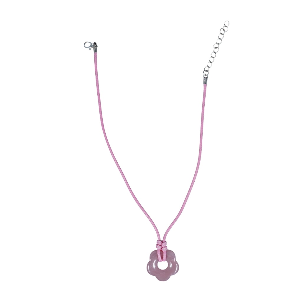Necvior Trend Niche Sense Flower Pendant Collarbone Chain Temperament ...