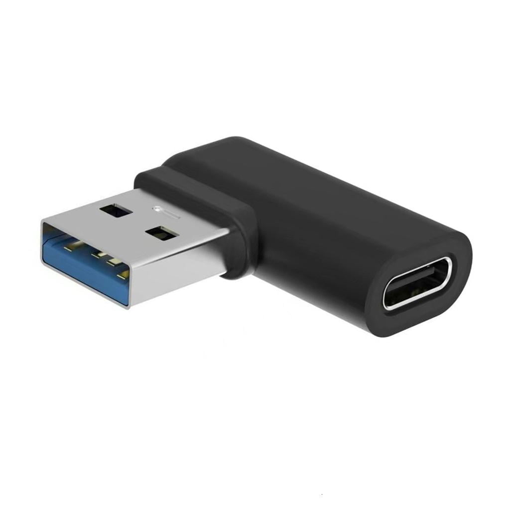 Necvior USB 3.0 Right Angle Adapter Converts Type C to USB Adapter for ...